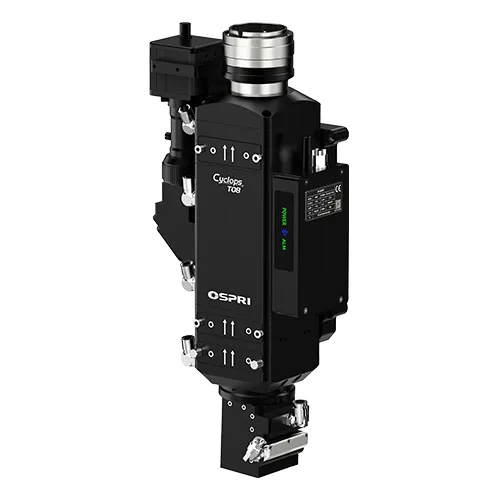 Laserowa głowica spawalnicza z monitorowaniem temperatury