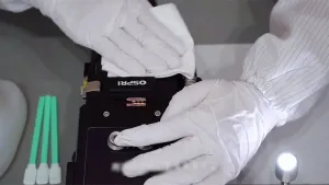 System szybkiej wymiany czujnika głowicy laserowej