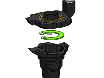 Zintegrowany pojemnościowy czujnik wysokości
