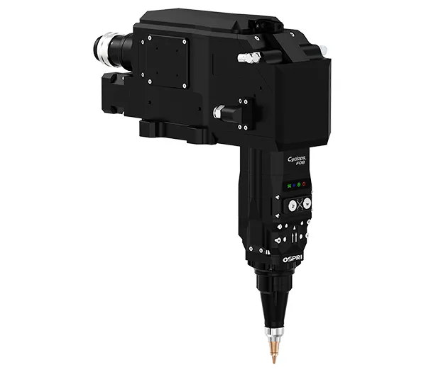 Laserowa głowica tnąca fiber 8 kW do ukosowania (jednowahadłowa głowica kątowa)