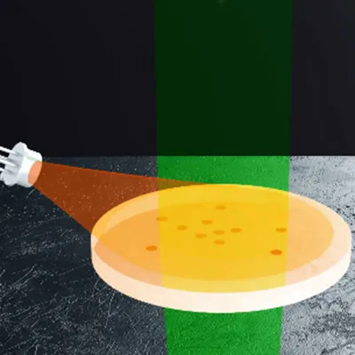 Monitorowanie zanieczyszczenia soczewki i sygnał ostrzegawczy