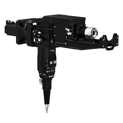 Laserowa głowica tnąca fiber 15 kW do ukosowania (jednowahadłowa głowica kątowa) z autofokusem