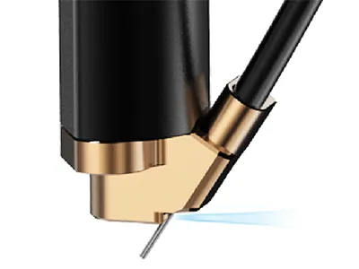 Kurtyna powietrzna ochrony drutu